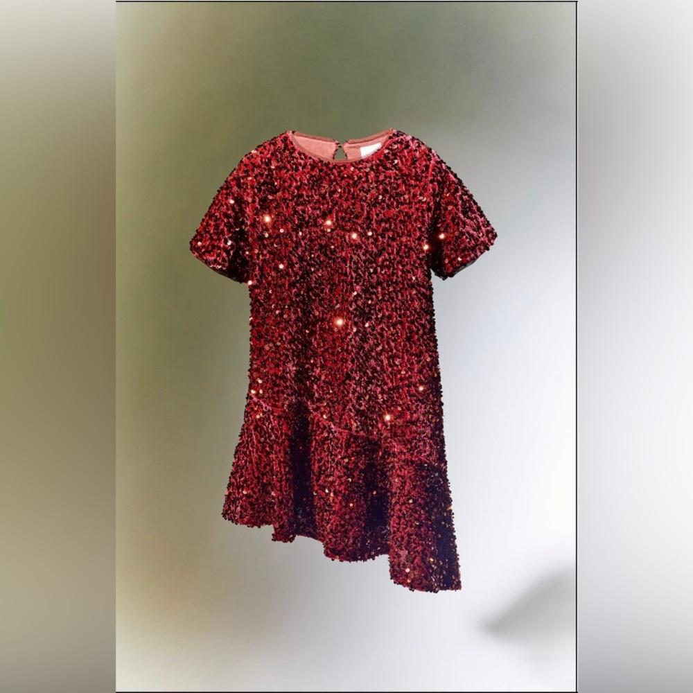 NWT ZARA KIDS/SEQUIN DRESS